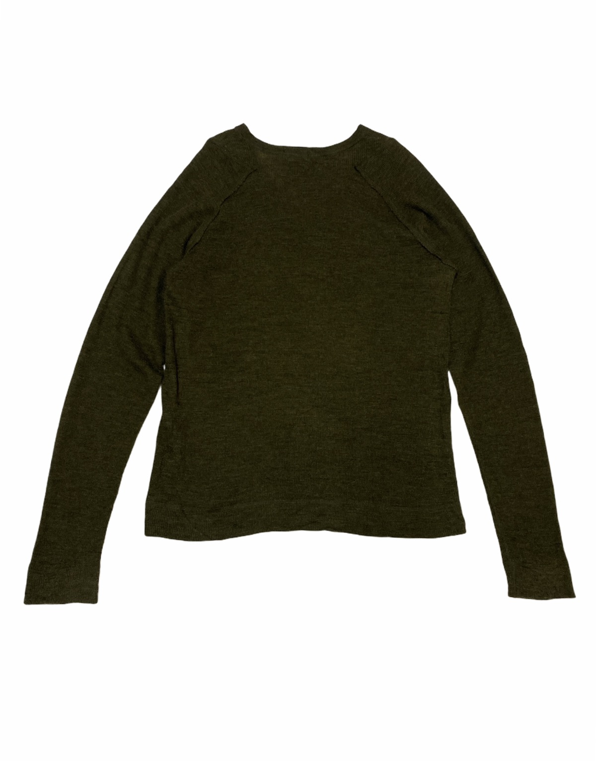 Cabane De Zucca - Japanese Brand Cabane De Zucca Dark Green Knit Sweater - 2