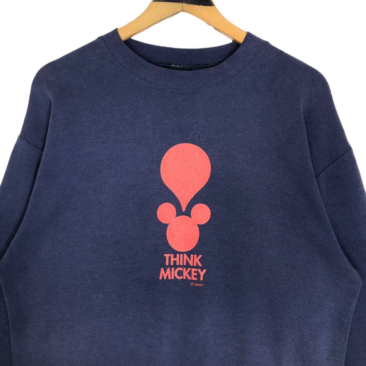 Vintage 90s Mickey outlet Mouse By Velva Sheen Crewneck Sweatshirt Pullover Big Logo