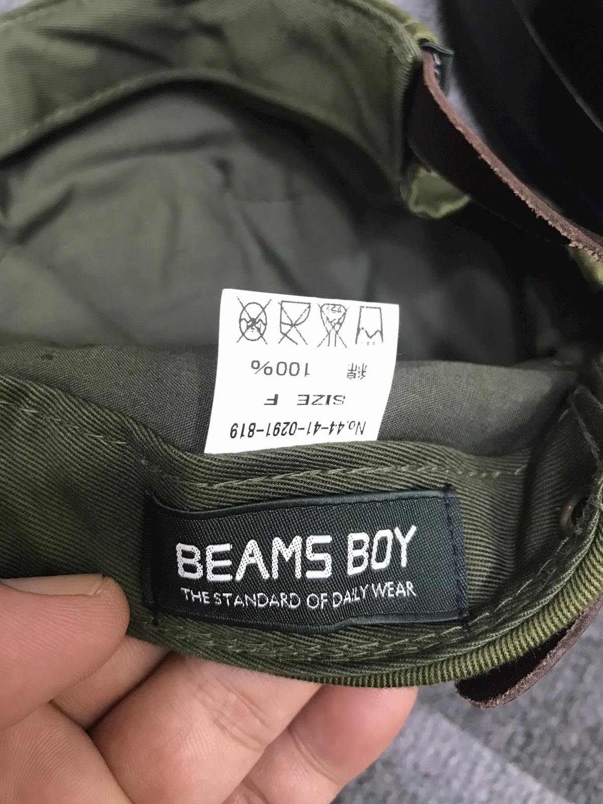 BEAMSBOY Military Green Pointer Cap - 7