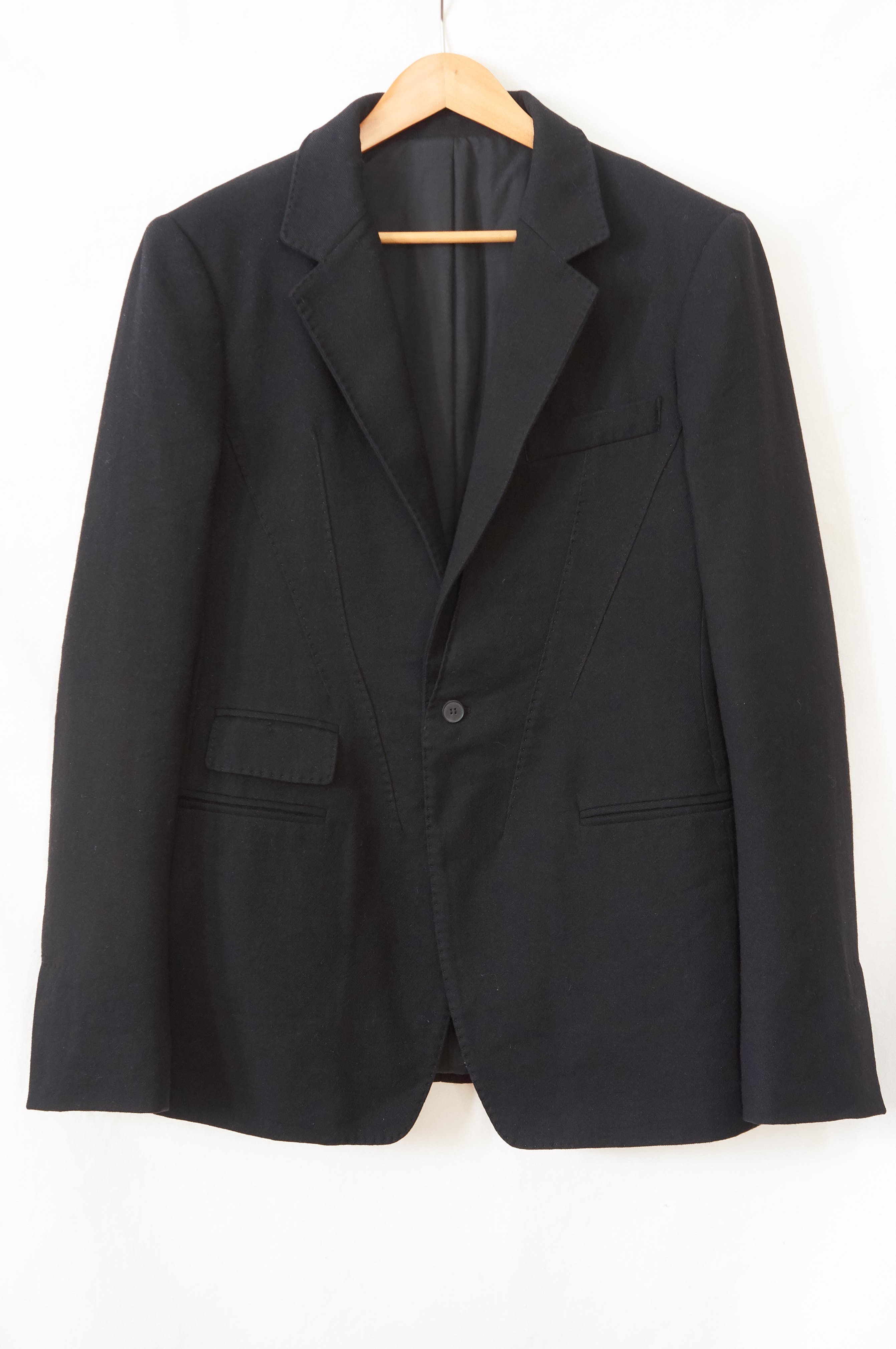 Cashmere linen slim tailored jacket - 1
