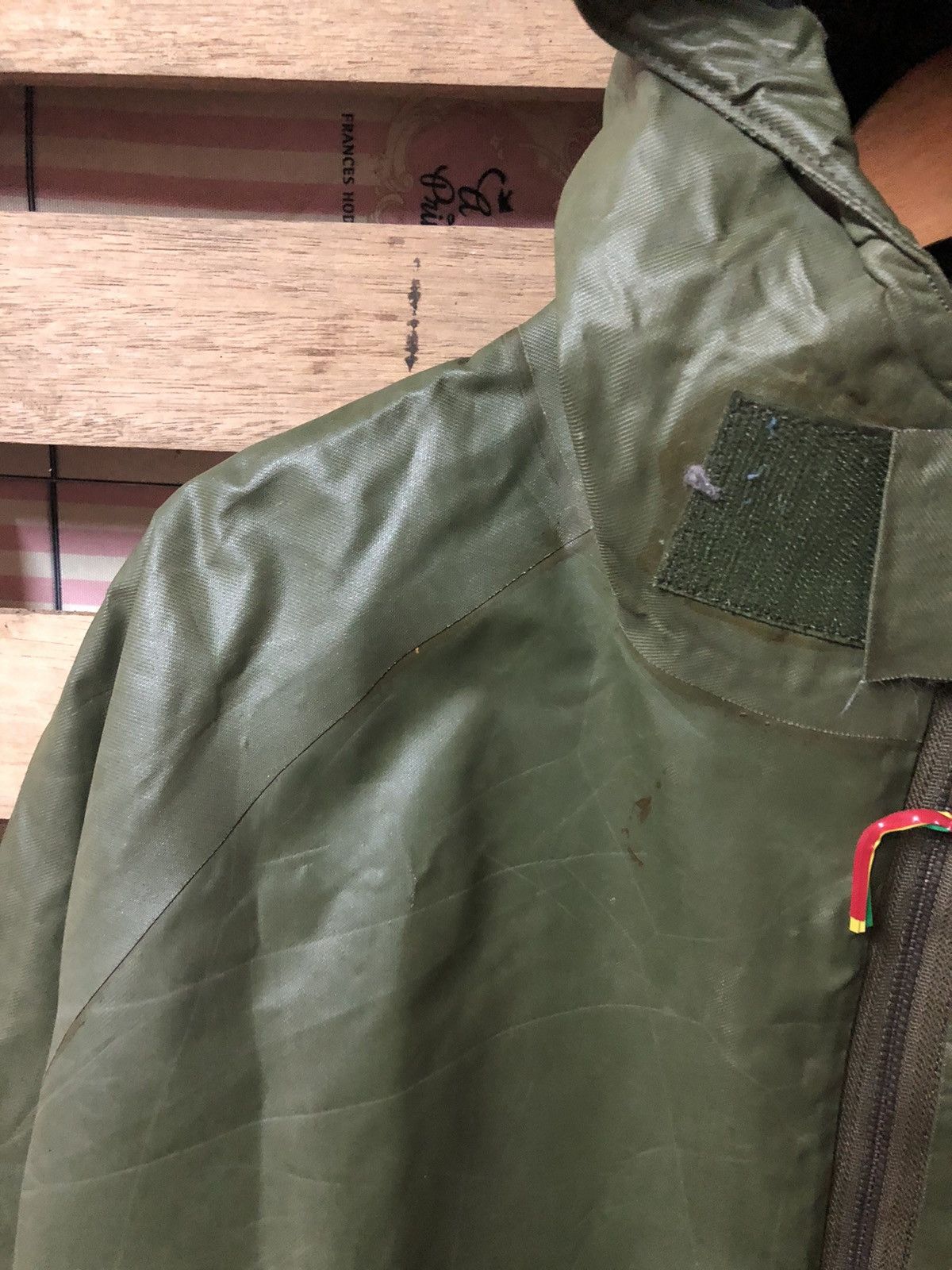 Usmc - Vintage Parka Wet Weather Army Issue Waterproof Jacket - 7