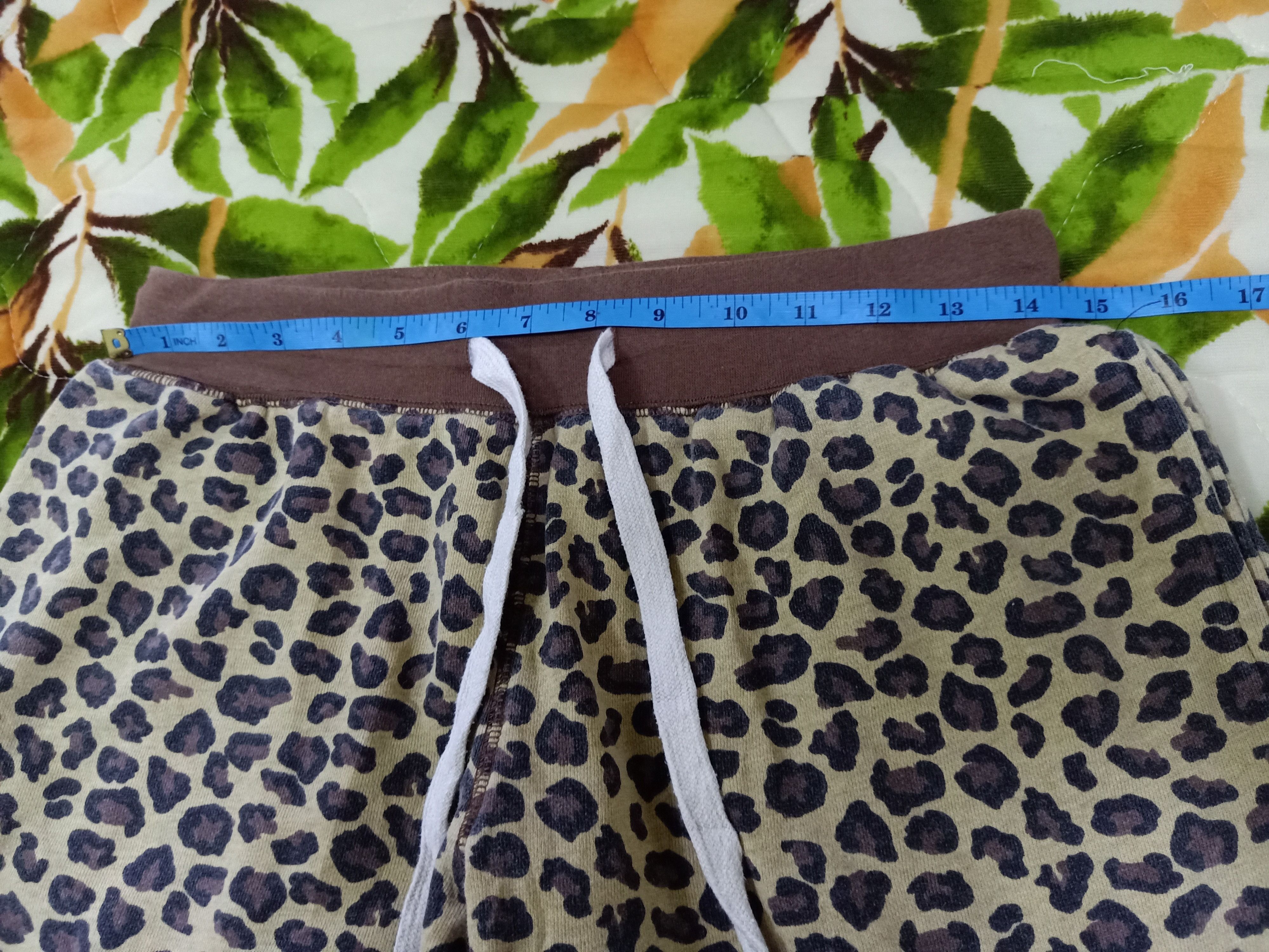 Rare Leopard Stripe Anti-Ballistic Distressed Shorts - 4