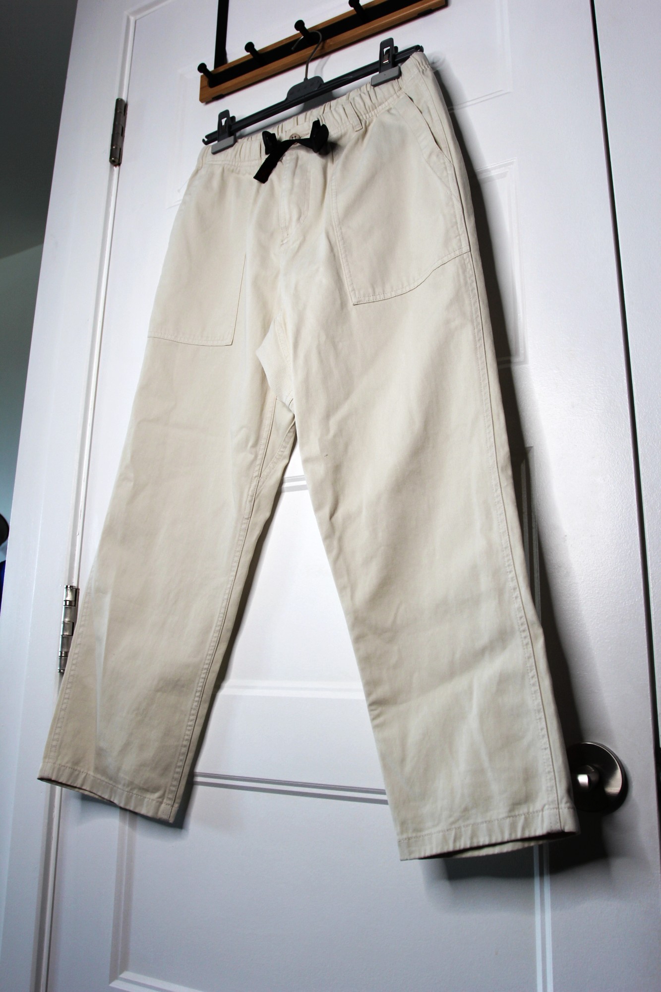BNWT SS23 GRAMICCI LOOSE TAPERED PANTS OFF WHITE S - 6
