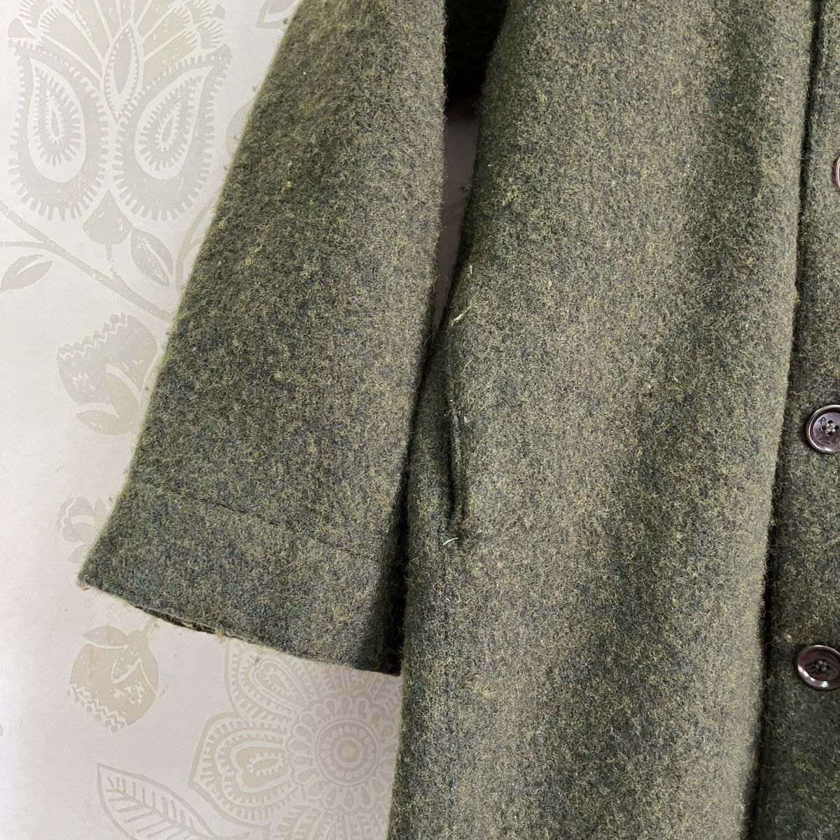 45RPM Wool Japan Designer Long Jacket - 8
