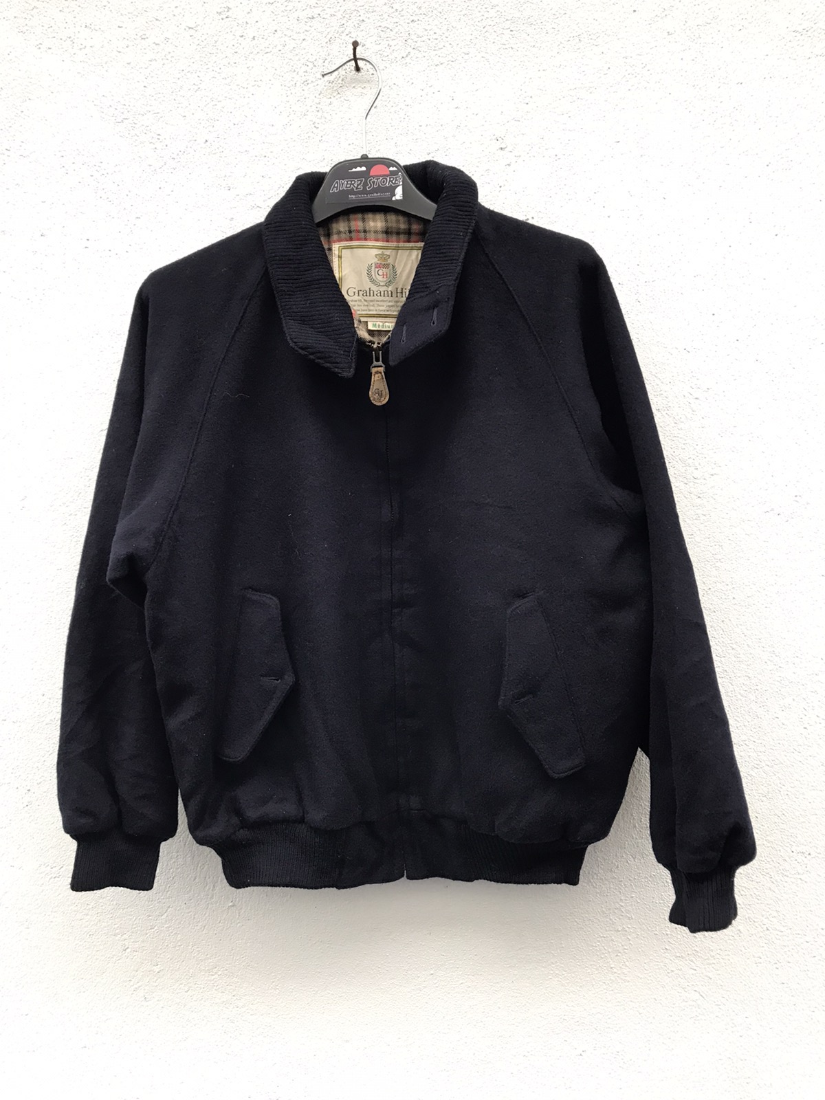 Japanese Brand - Graham Hill Wool Harrington Style Jacket - 1