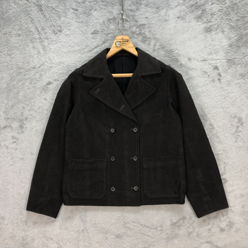 MARGARET HOWELL ENGLAND WOOL DOUBLE BREASTED COAT #5739-204 - 1