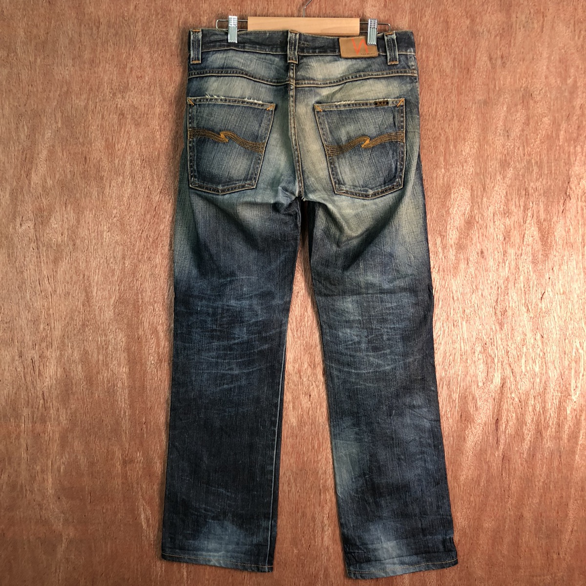 Nudie Jeans Co Blue Denim Jeans Pants #c139 - 1