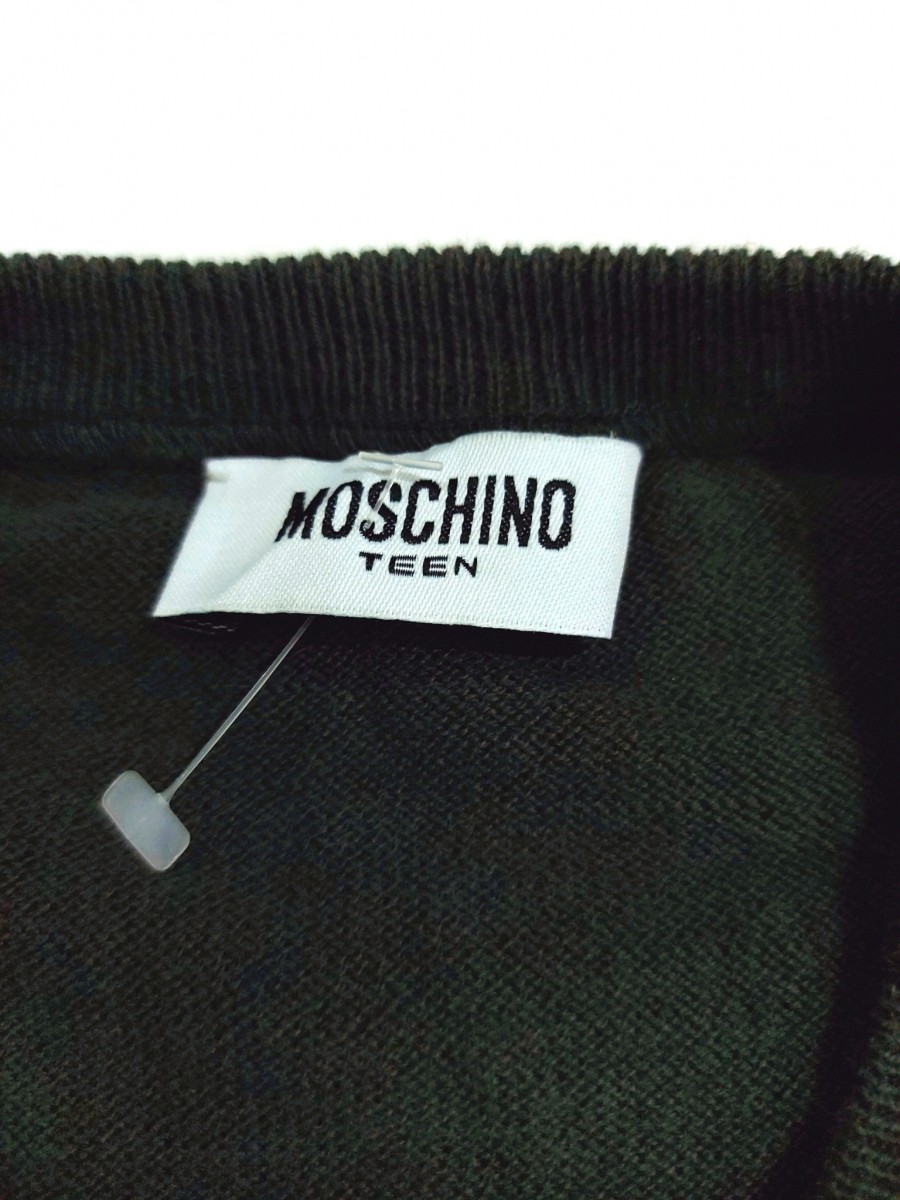 RARE! MOSCHINO TEEN WOODLAND CAMO SWEATER - 5