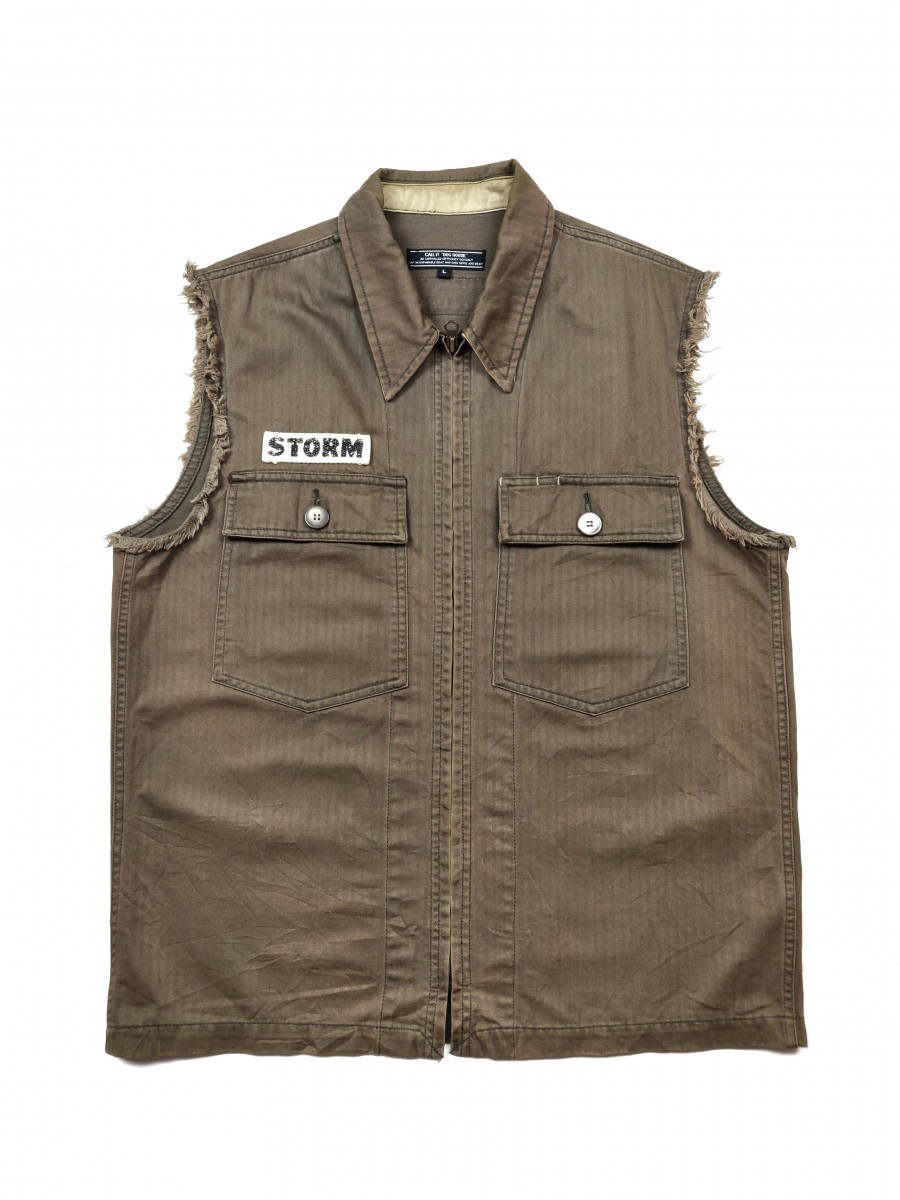 Japanese Brand - Dog House Distressed Vest Jacket Outerwear - 1