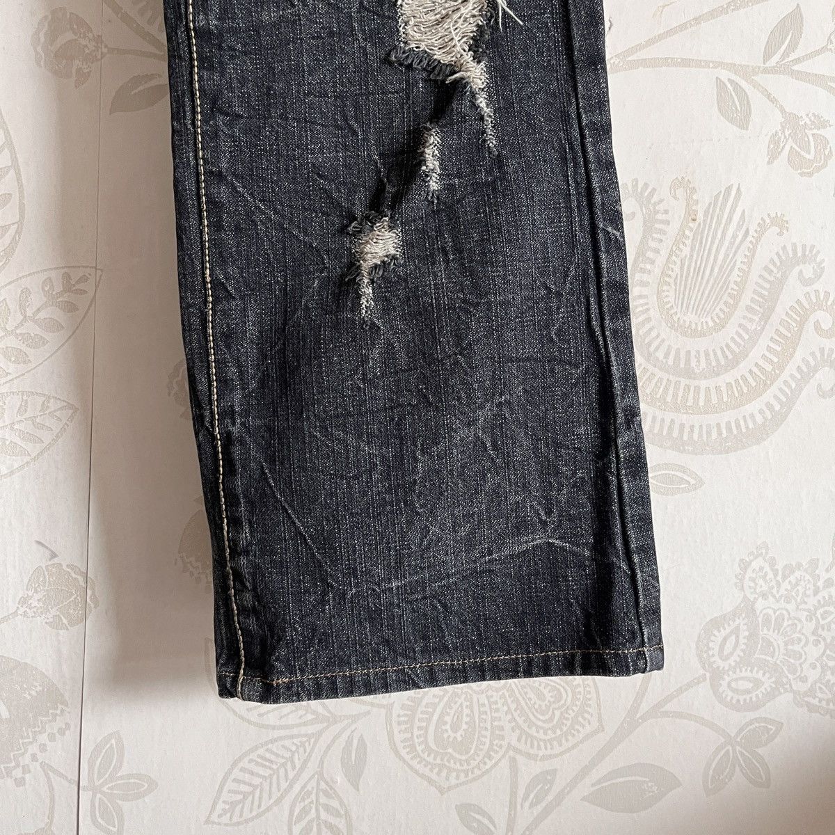 Buzz Rickson's - Rare Distressed Undercover Double Waist Buzz Spunky Jeans - 9