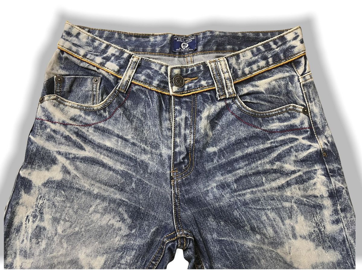 Vintage - INTERROGATION BLEACH DENIM JEANS AVANT GARDE - 5