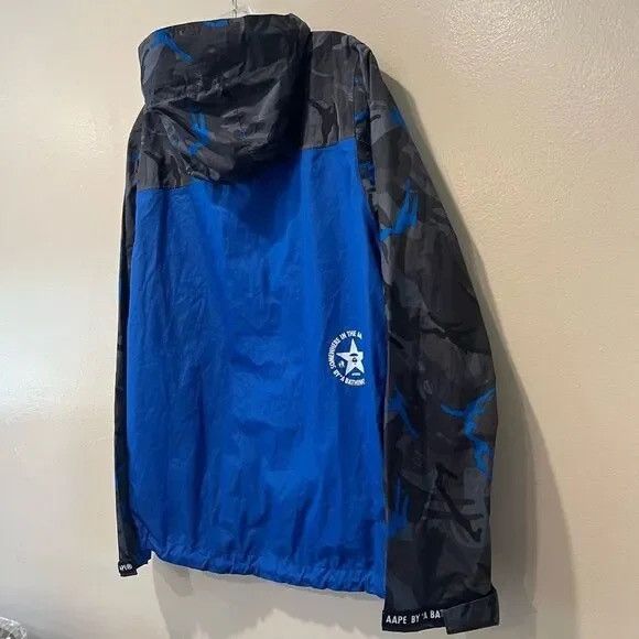 A Bathing Ape Windbreaker Jacket Camo Streetwear - 2