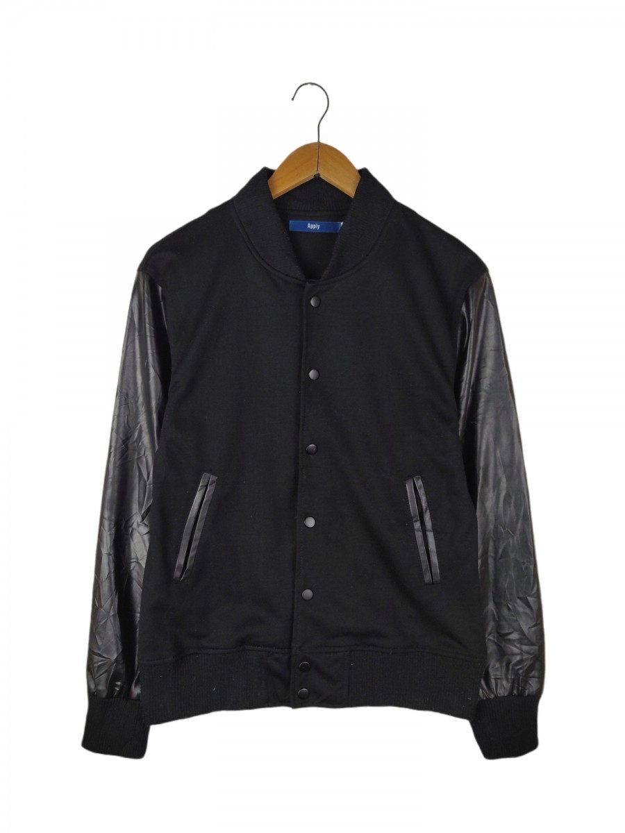 Bomber Jacket - Apply Japan Plain Varsity s Streetwear - 1