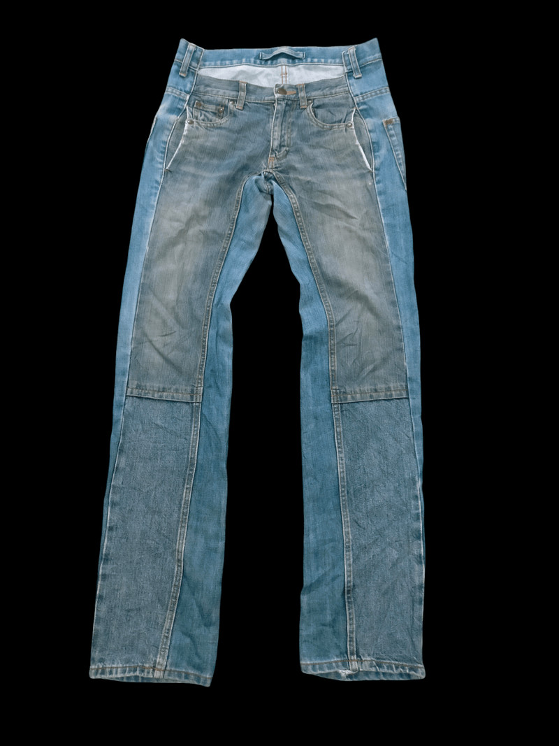 🔥 Rare 🔥 Vintage Miharayasuhiro Reconstructed Double Denim - 1