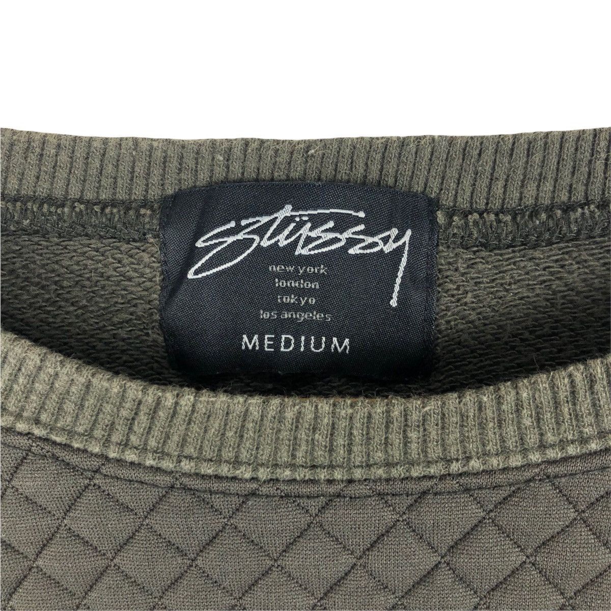 Vintage Stussy Tribe Crewneck Sweatshirt Spell Out Big Logo - 7