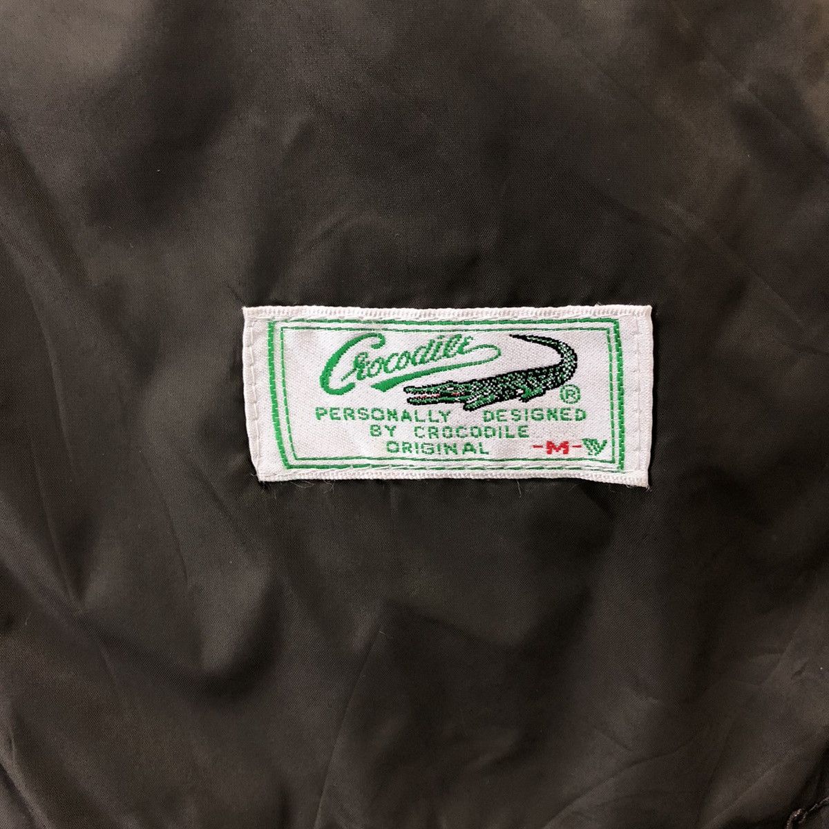 Vintage - Crocodile Thinsulate Zip Up Jacket - 10