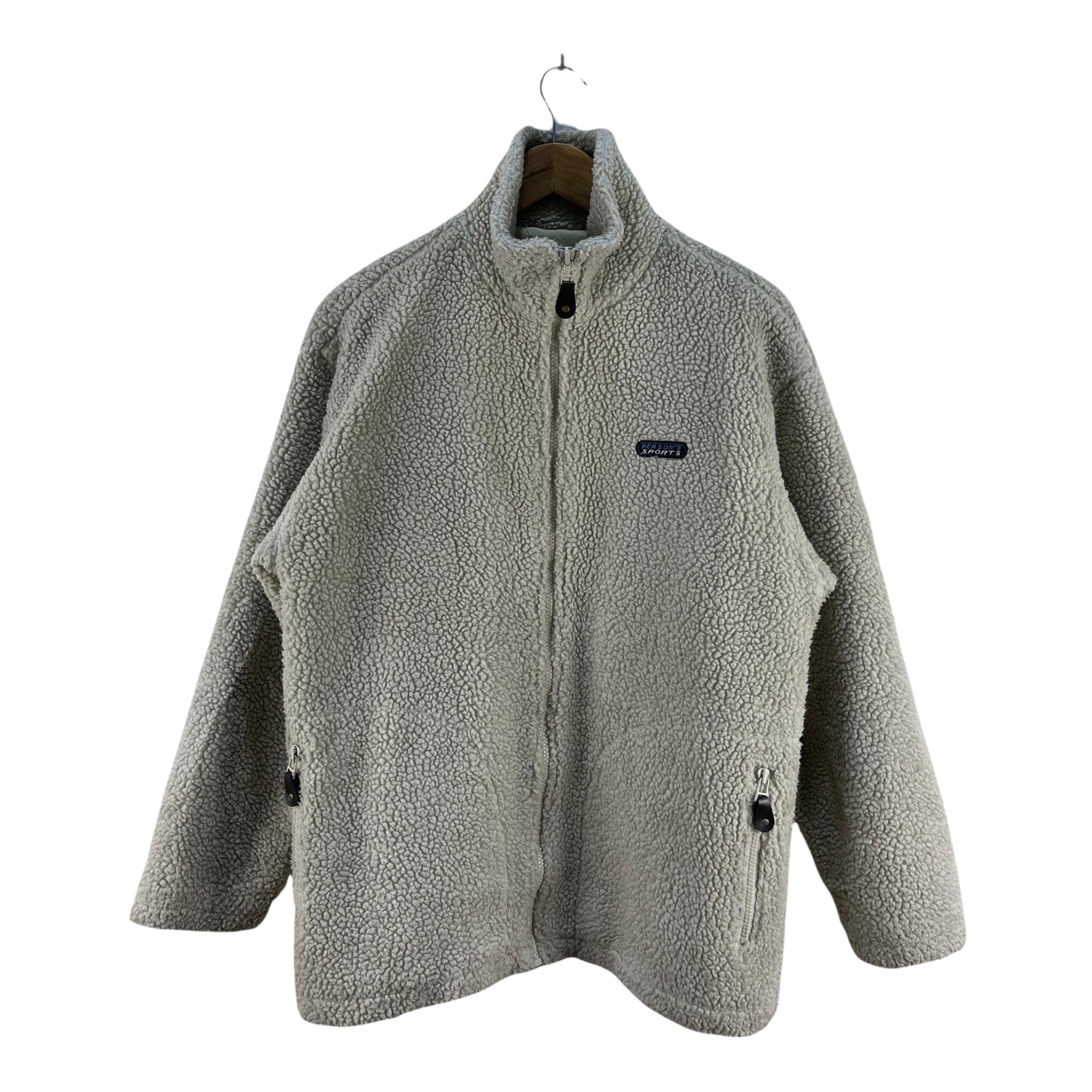 Person's - Vintage Persons Sports Fleece Jacket - 2