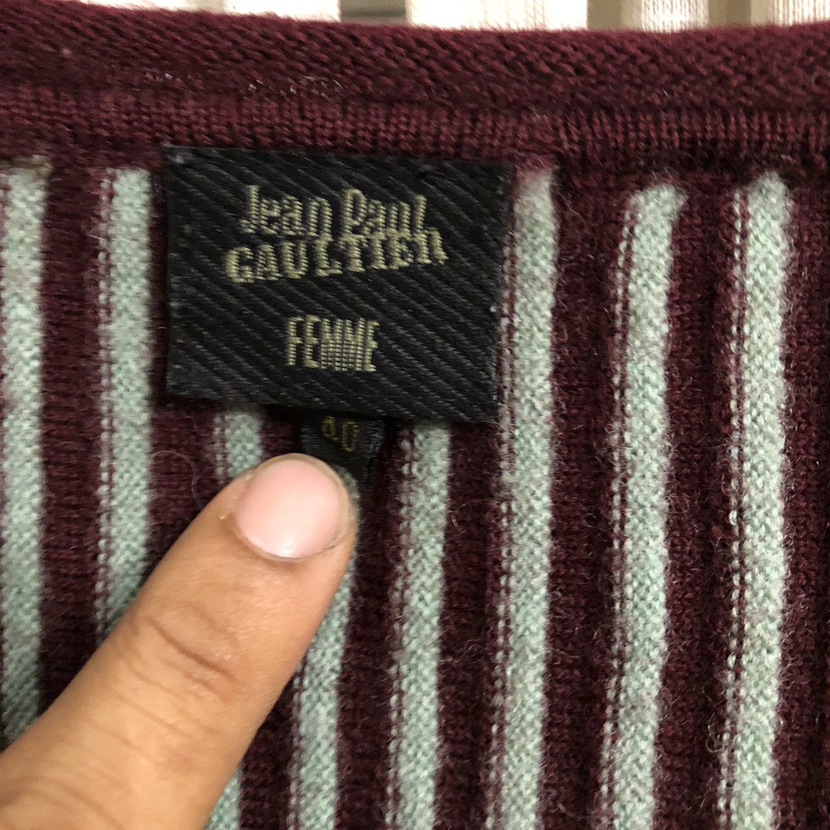 Jean paul gaultier zipper knit - 4