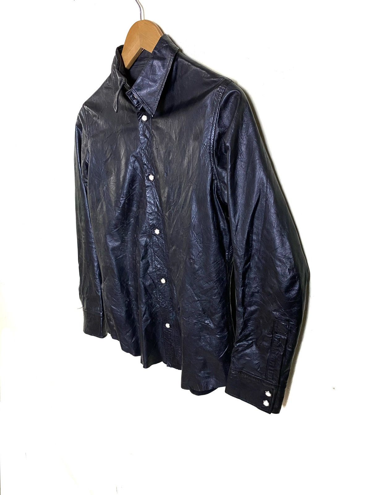Vintage Y’s Yohji Yamamoto Leather Shirt - 3