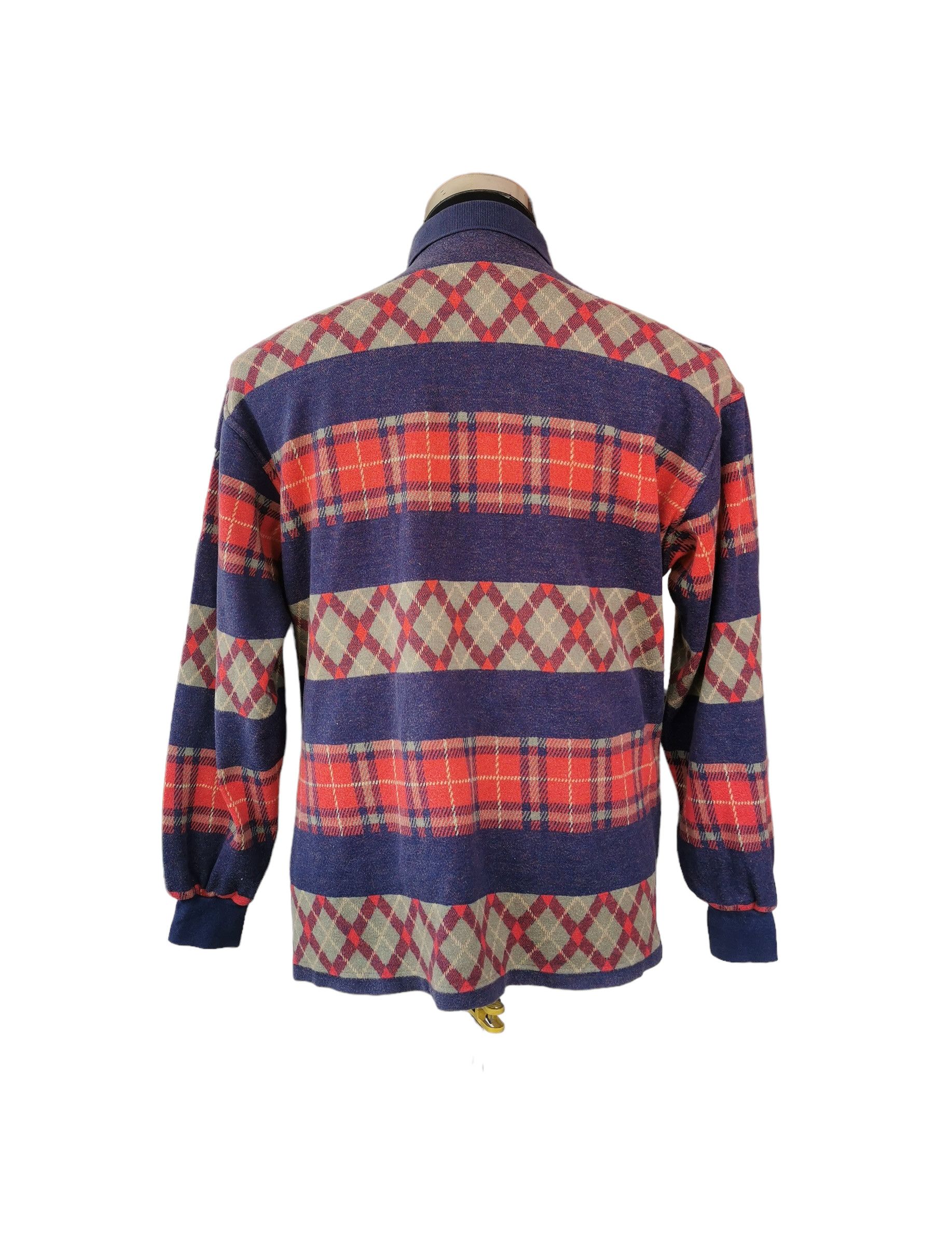 Vintage Tartan Grand Slam Munsingwear Polo Longsleeve Shirt - 2