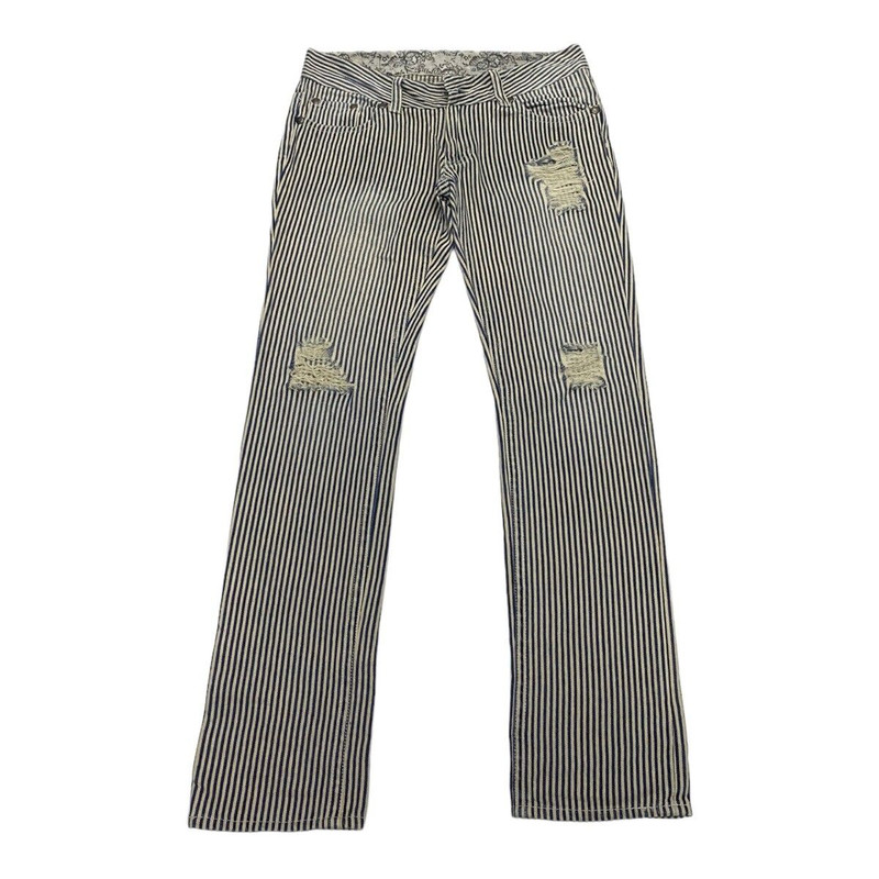 WIND N SEA HYSTERIC GLAMOUR STYLE SOF HICKORY STRIPE PANTS - 1