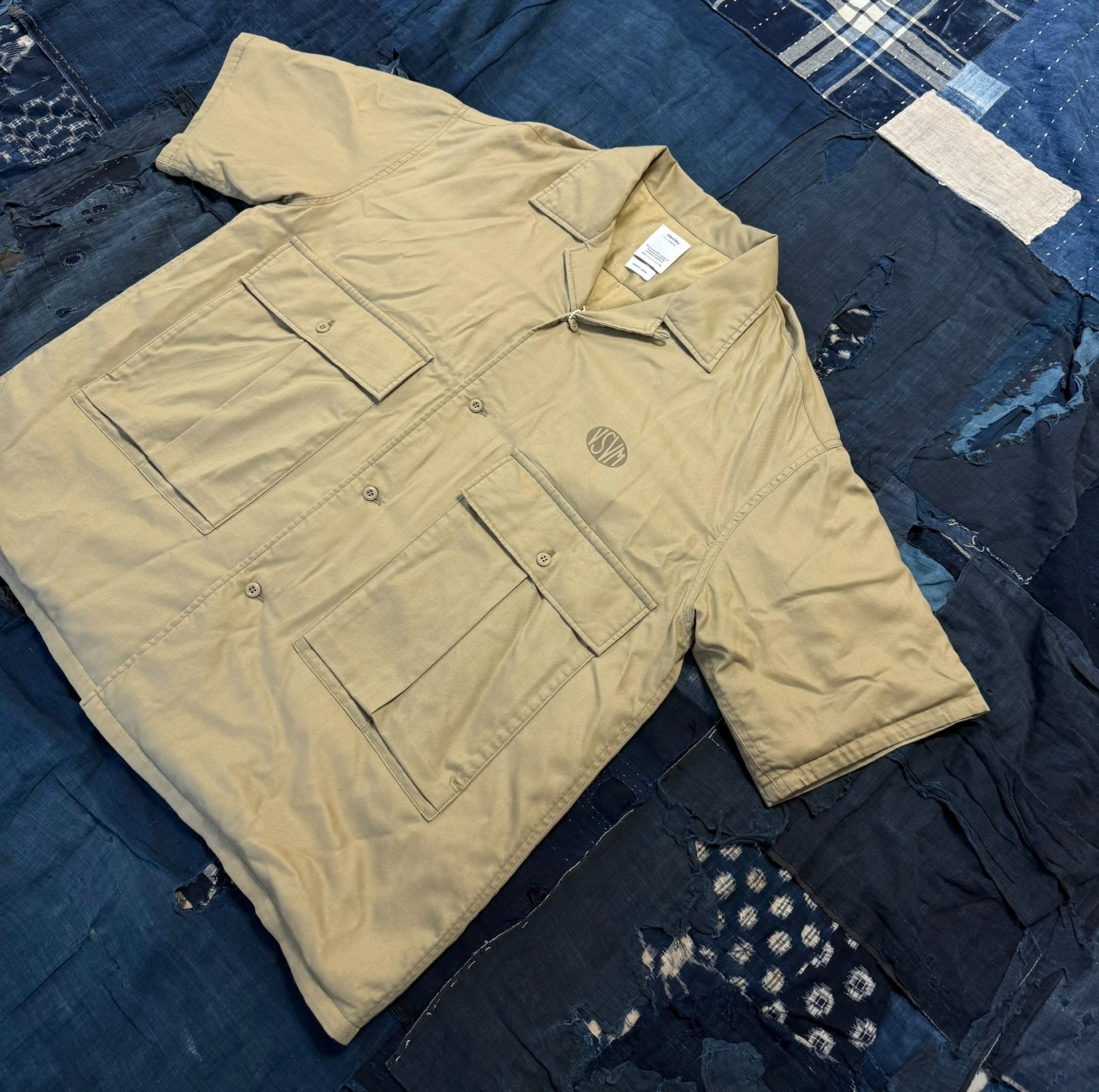 VISVIM 24SS CORNET DOWN SHIRT S/S Down Short Sleeve Shirt - 4