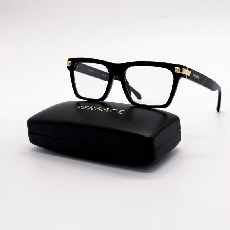 New Verasce VE3354 GB1 Black Men Eyeglasses - 1