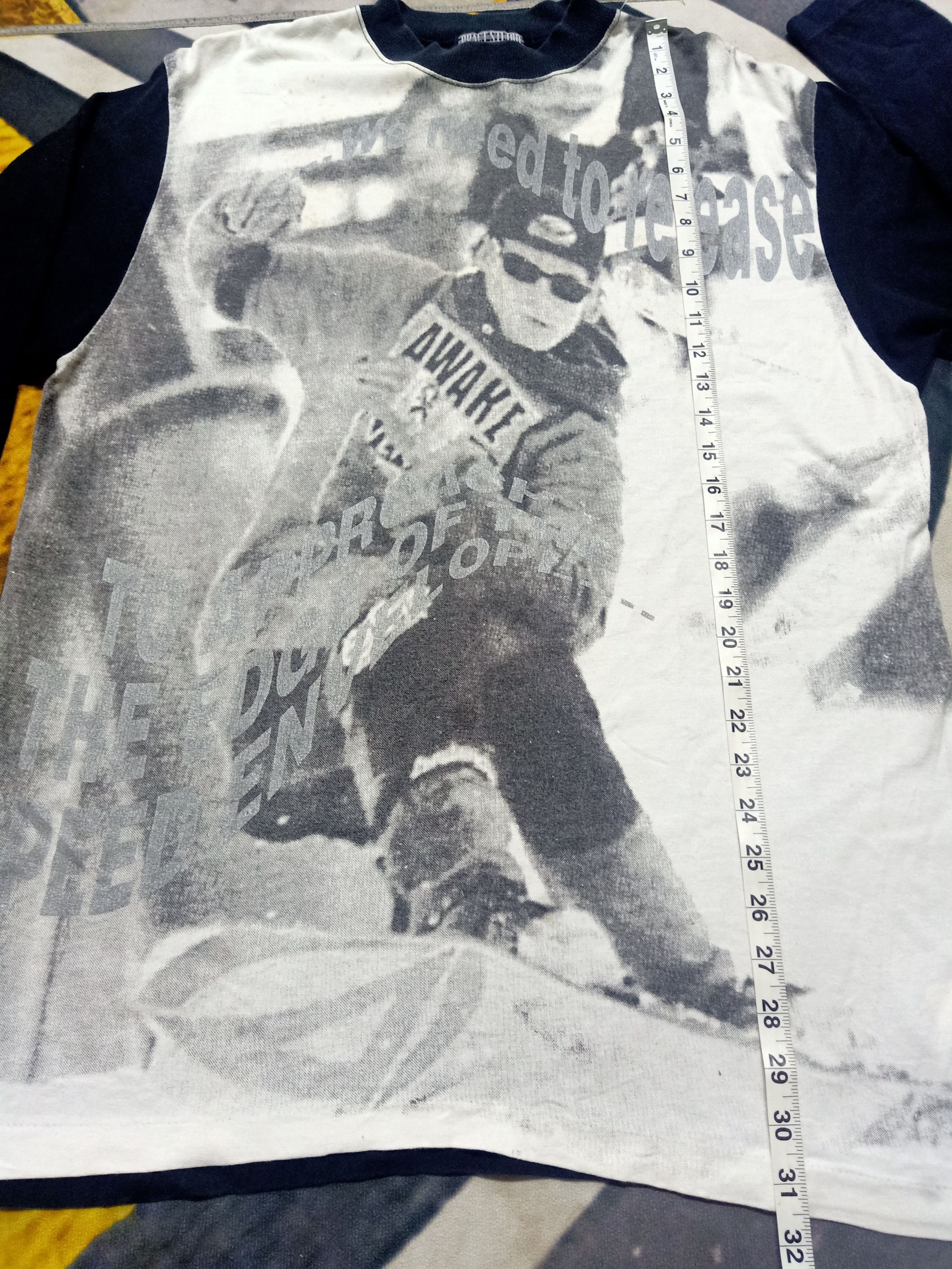 Vintage - Vtg Pract Studio Awake ski sport photo tee - 5