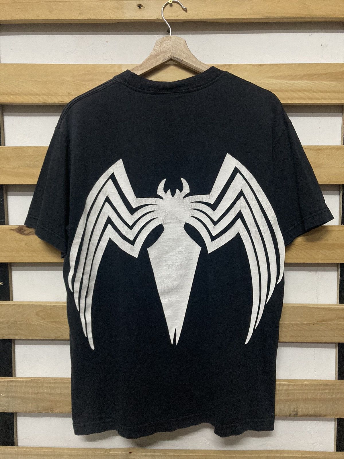 Vintage Spiderman 3 Venom Frontback Logo Tshirt - 2