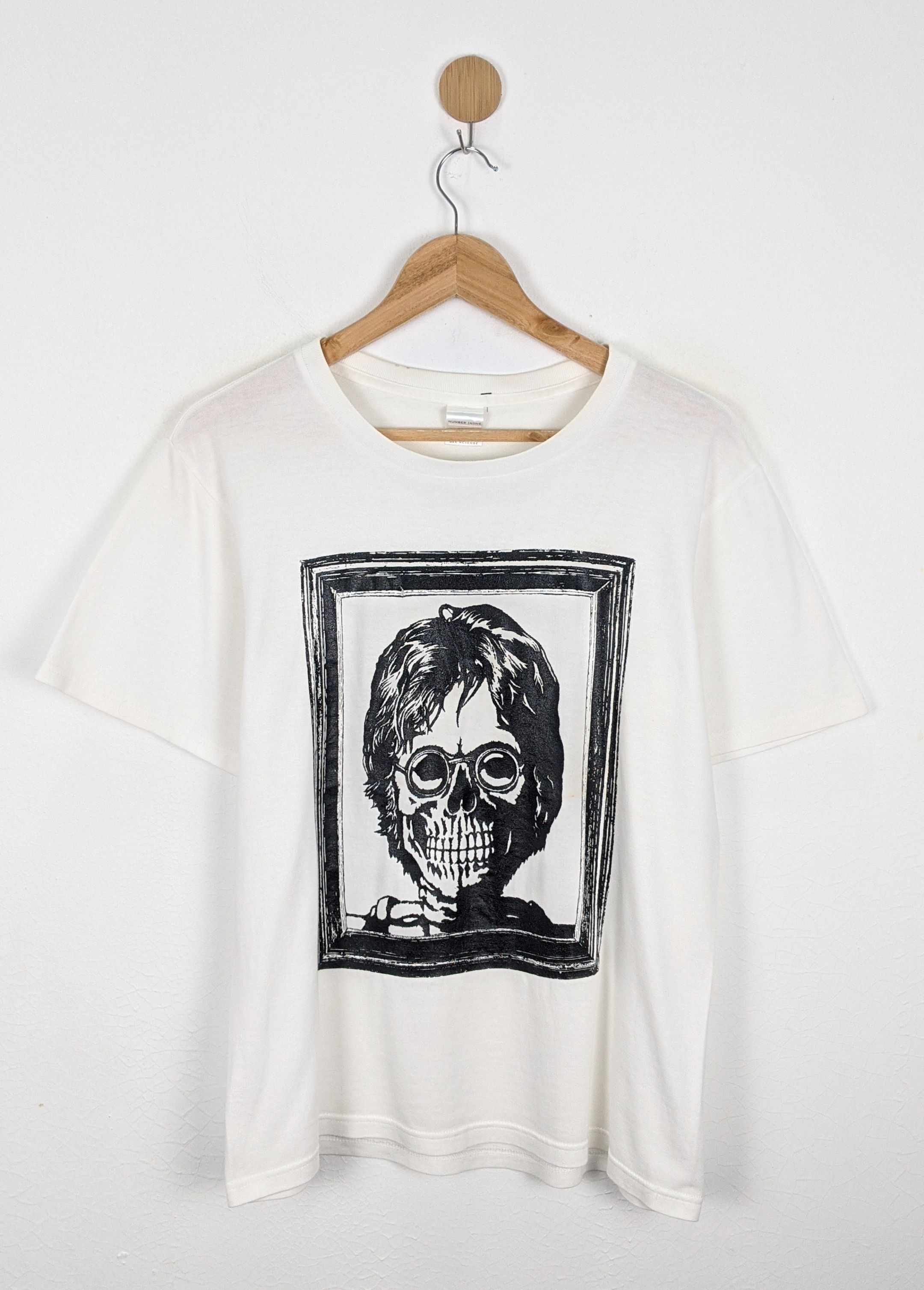Number Nine John Lennon Skull Bones shirt - 1