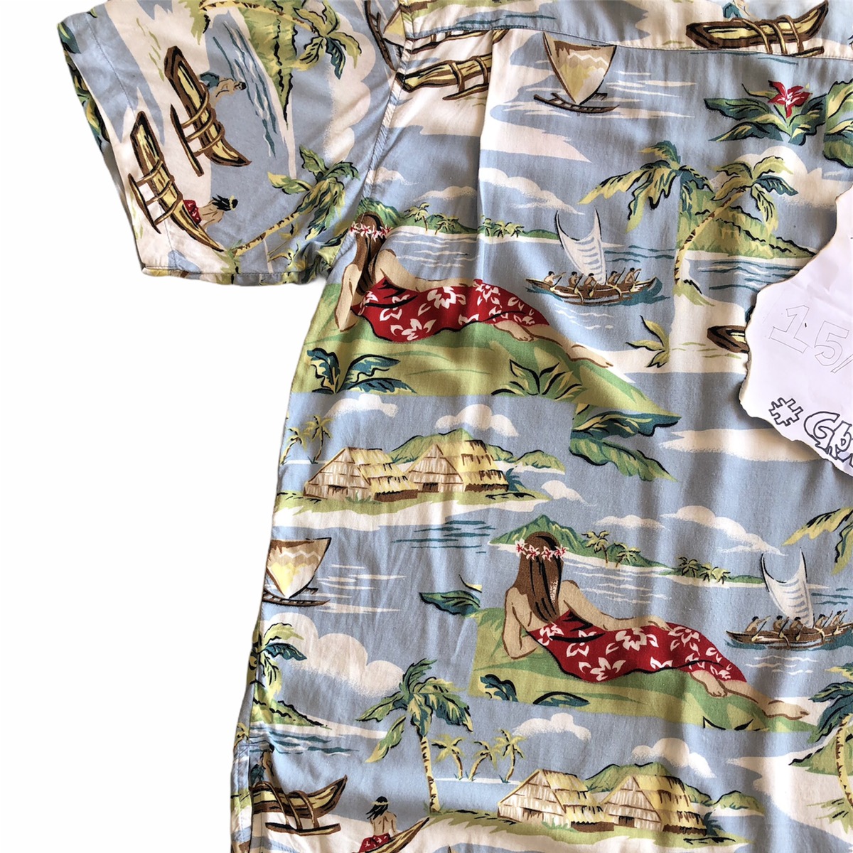 Vintage - Vintage Hawaiian Shirt Rayon Fabric - 6