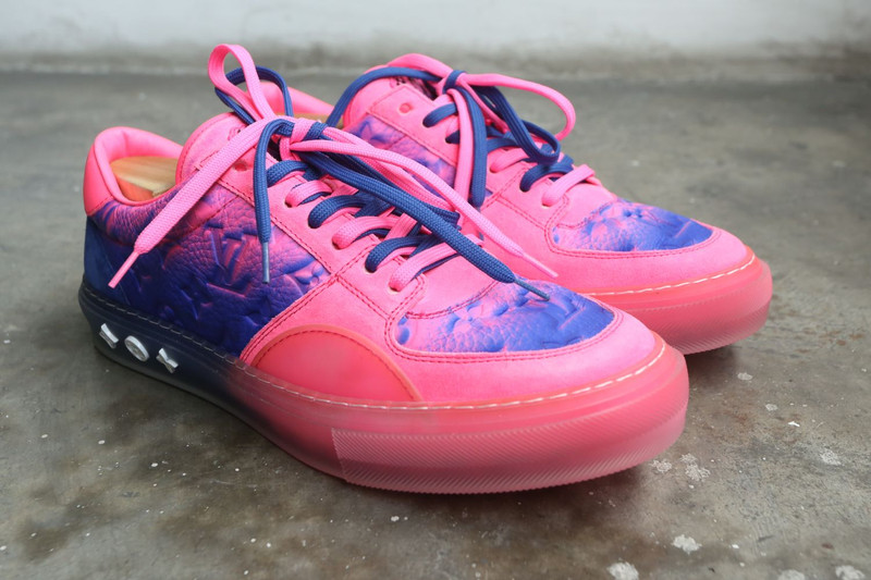 LV - VA - S/S 22 - Taurillon Illusion Ollie Sneakers - 1