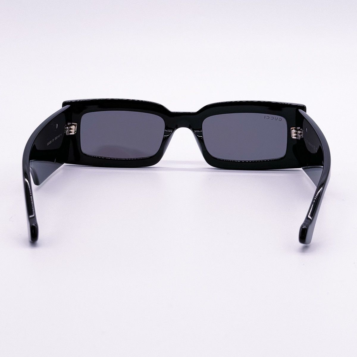 NEW GUCCI GG1425S 001 SQUARE UNISEX BLACK SUNGLASSES - 8