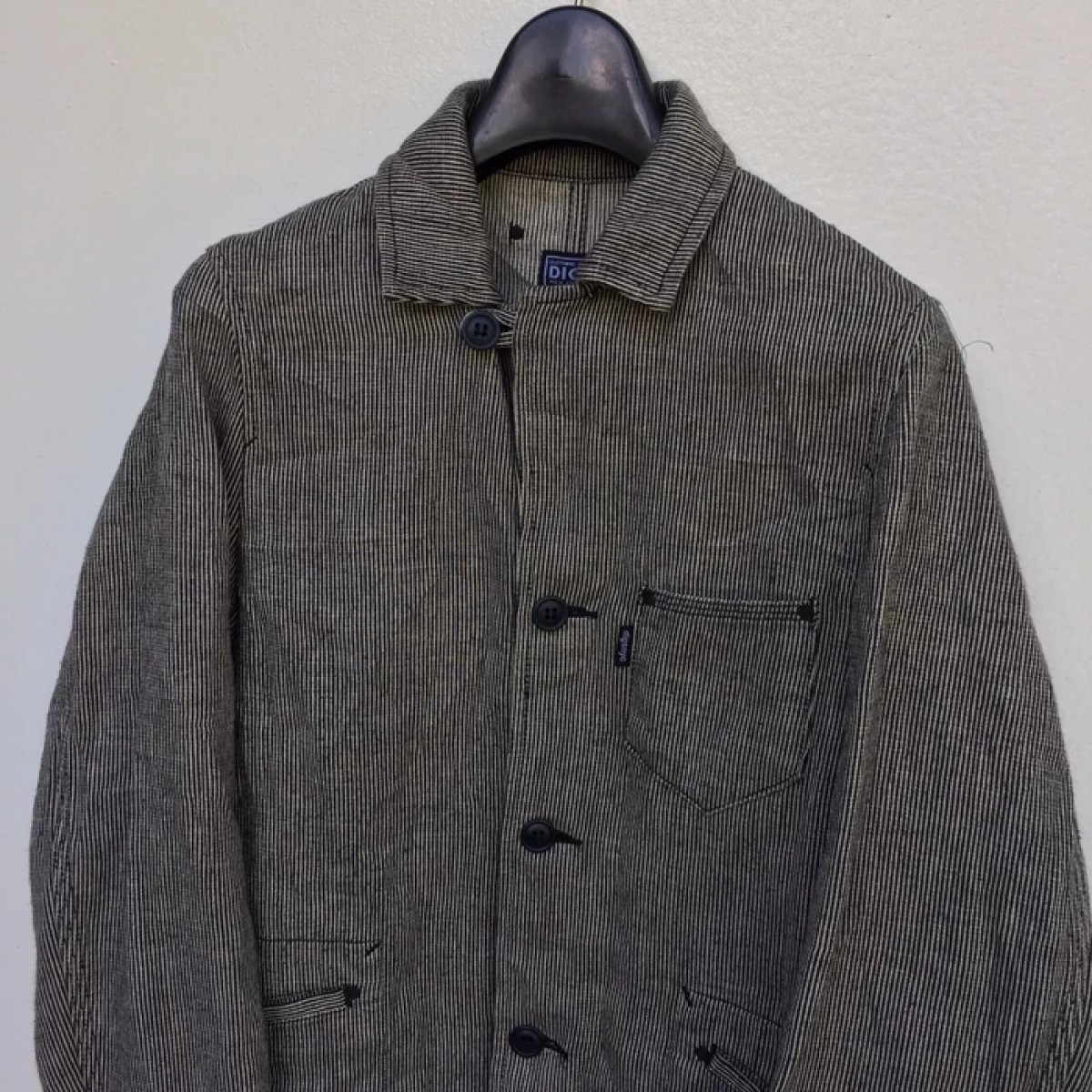 Post Overalls - Digs New York Hickory pinstripe worker jacket - 2
