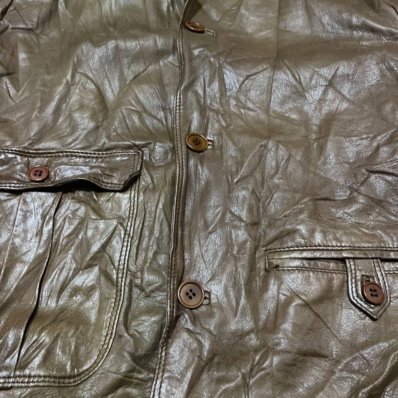 Vintage Valentino Pelle Lamb Skin Leather Jacket - 5