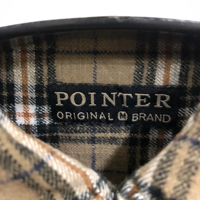 Pointer - Vintage Pointer Plaid Tartan Flannel Shirt 👕 - 4