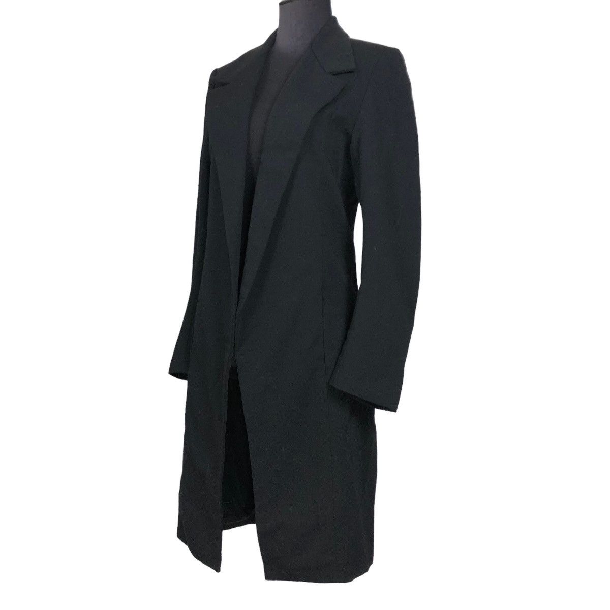 Vintage 90s Yohji Yamamoto Femme 1997AW Cutaway Overcoat - 2