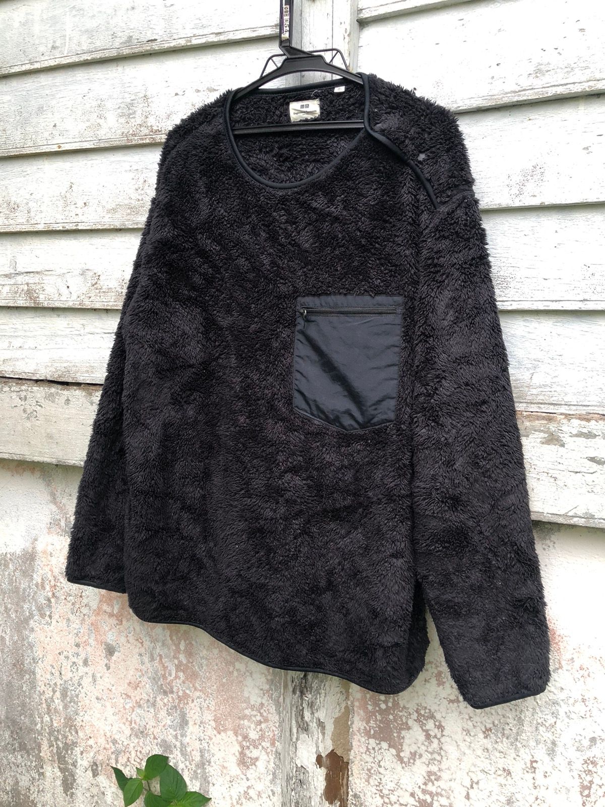 Uniqlo Engineered Garments Side Button Fleece Sweater - 3