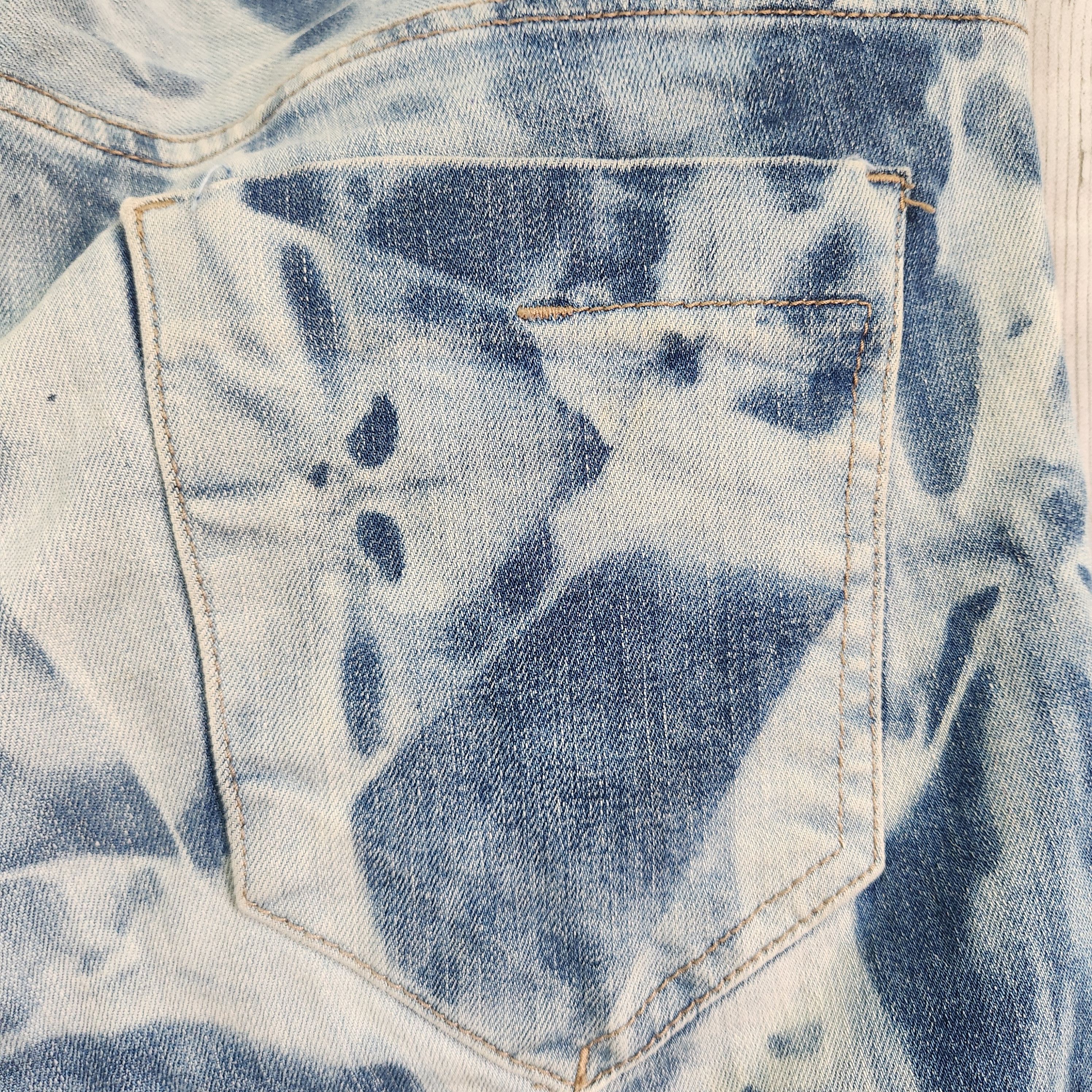 Distressed Denim - Acid Wash Distressed Japanese Denim LCW Jeans - 9