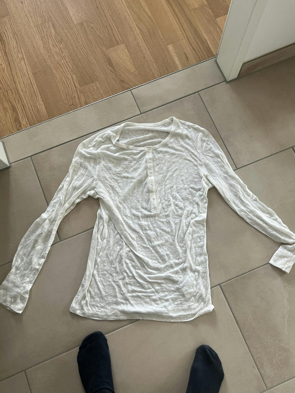 Balmain H&M white linen shirt XS - 1