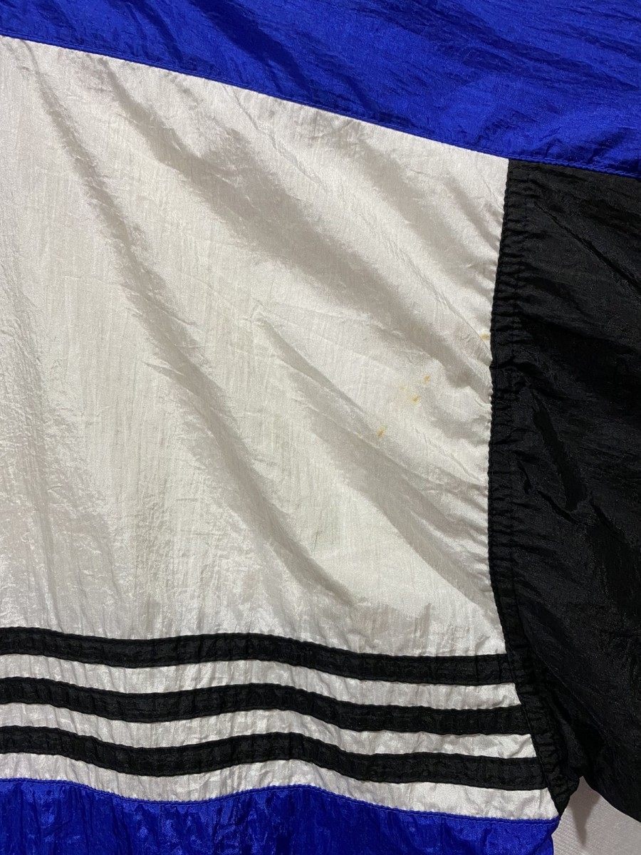 Vintage 90's Adidas Pullover Hoodie Nylon Track Jacket - 8