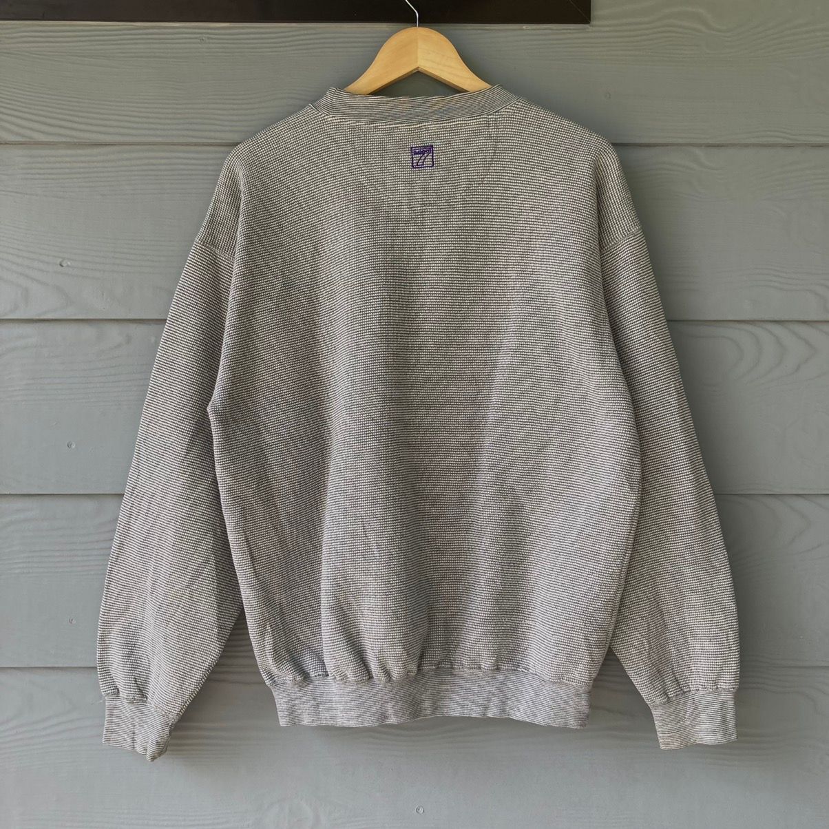 Vintage 90s Washington Huskies University Grey Sweatshirt - 6