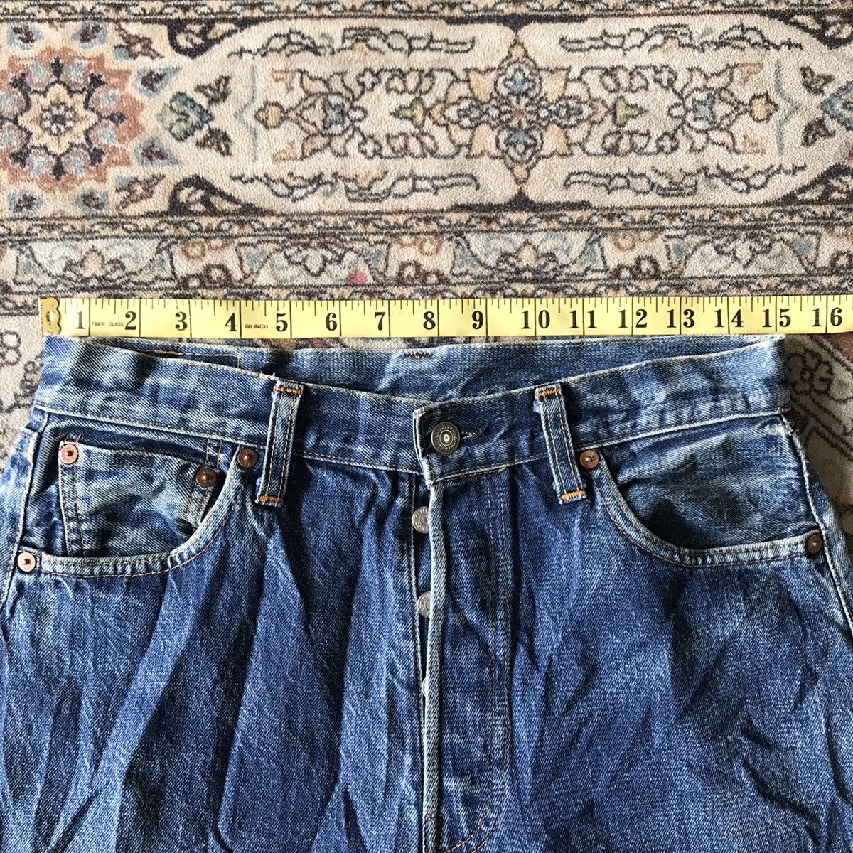 Vintage Levis 501xx Big E Selvedge Jeans Made USA - 23