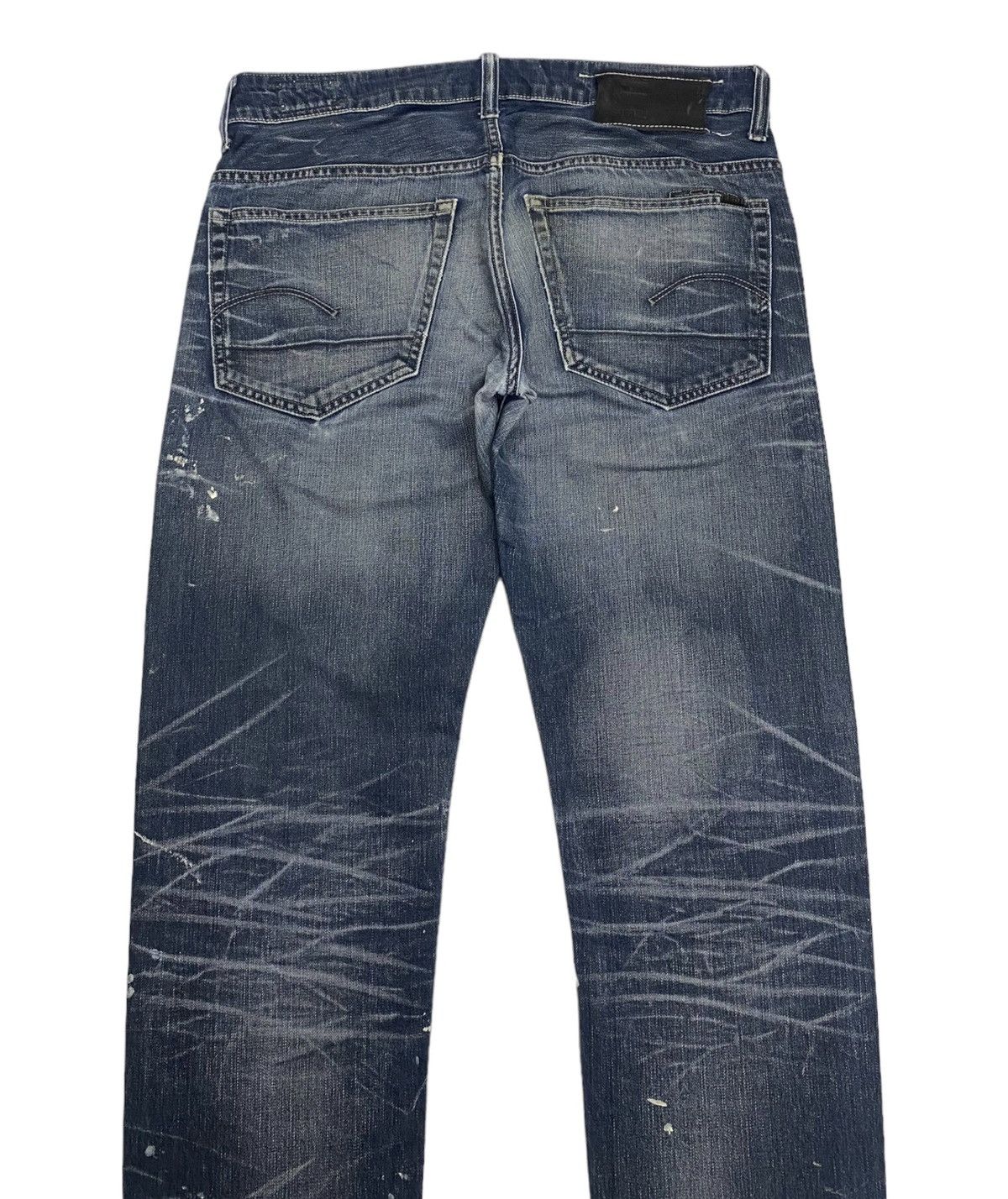Archival Clothing - G-STAR RAW DISTRESSED PAINTED 3301 UNDERCOVER STYLE JEANS - 4