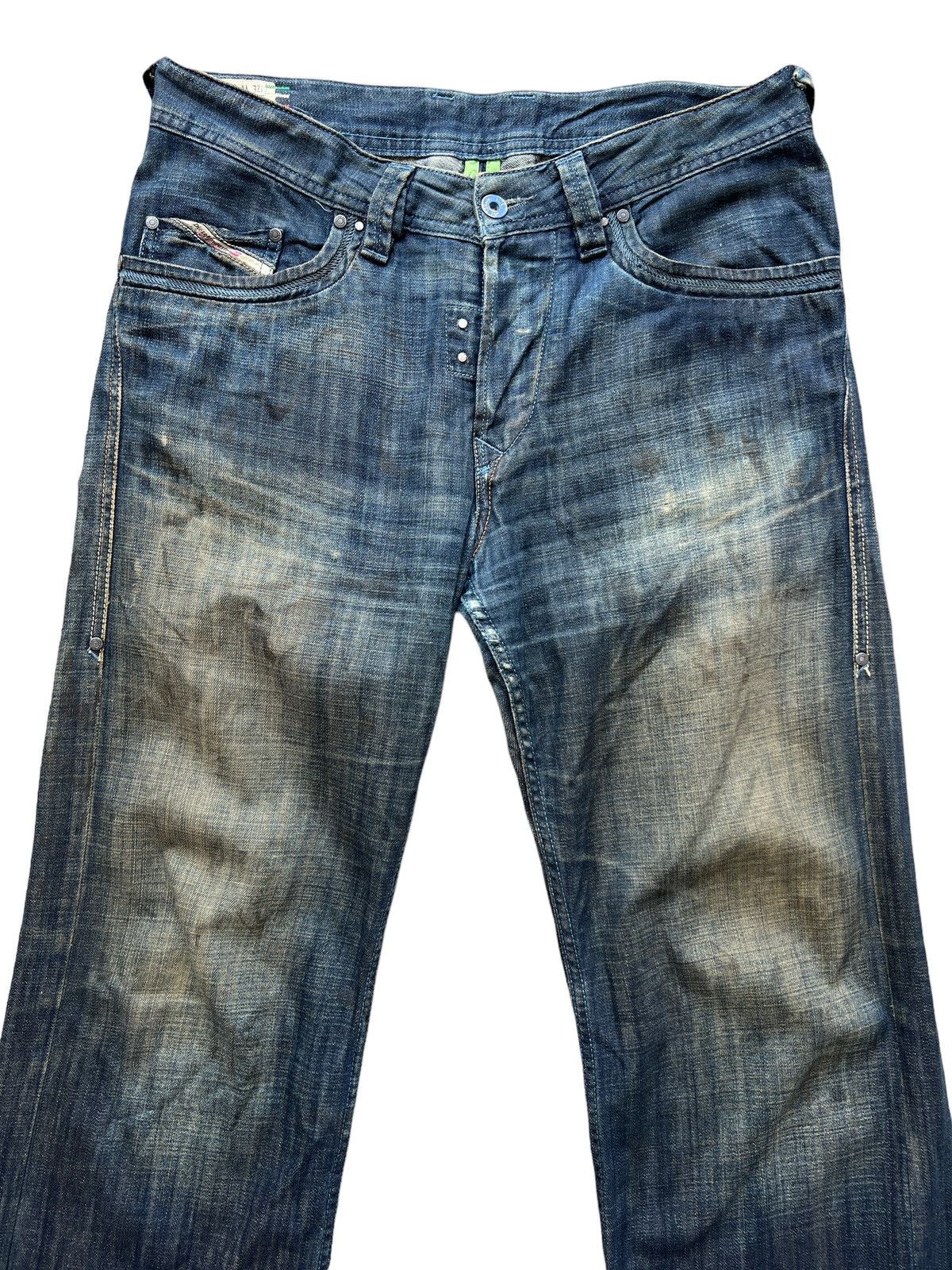 Vintage Diesel Industry Distressed Denim Jeans 34x30 - 4