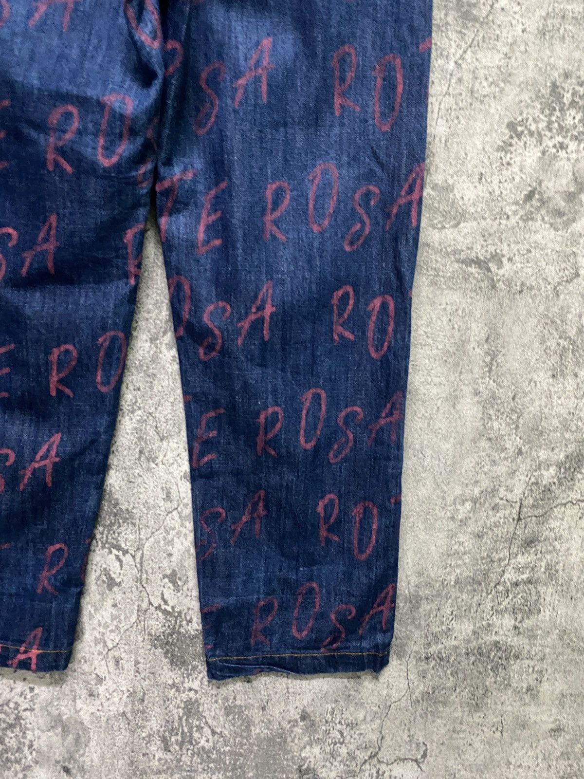 Distressed Denim - ROTE ROSA All Print Distressted Denim Jeans - 12