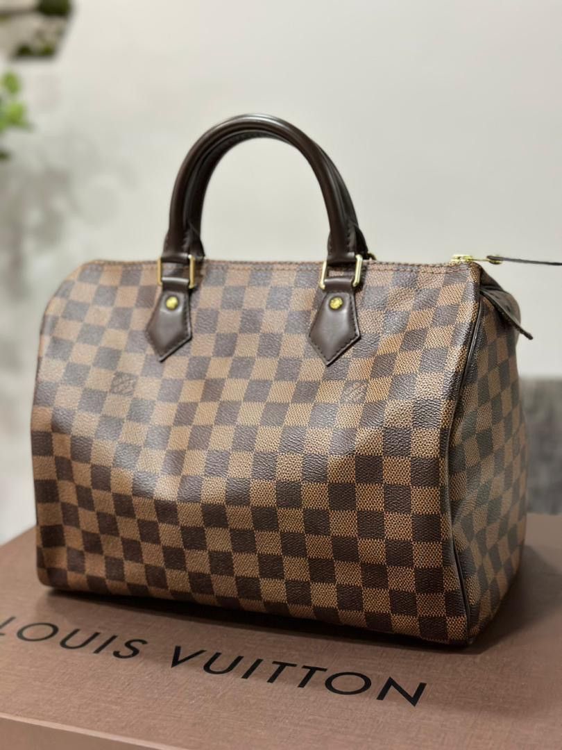 Authentic Louis Vuitton Damier Ebene Speedy 35 - 19