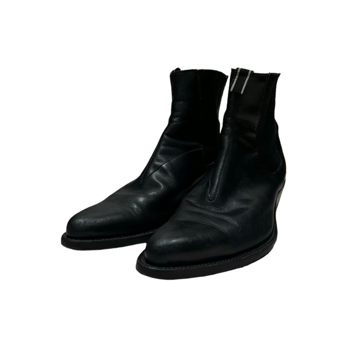 SS04 Helmut Lang Steel Cuban Heel Chelsea boots - 1