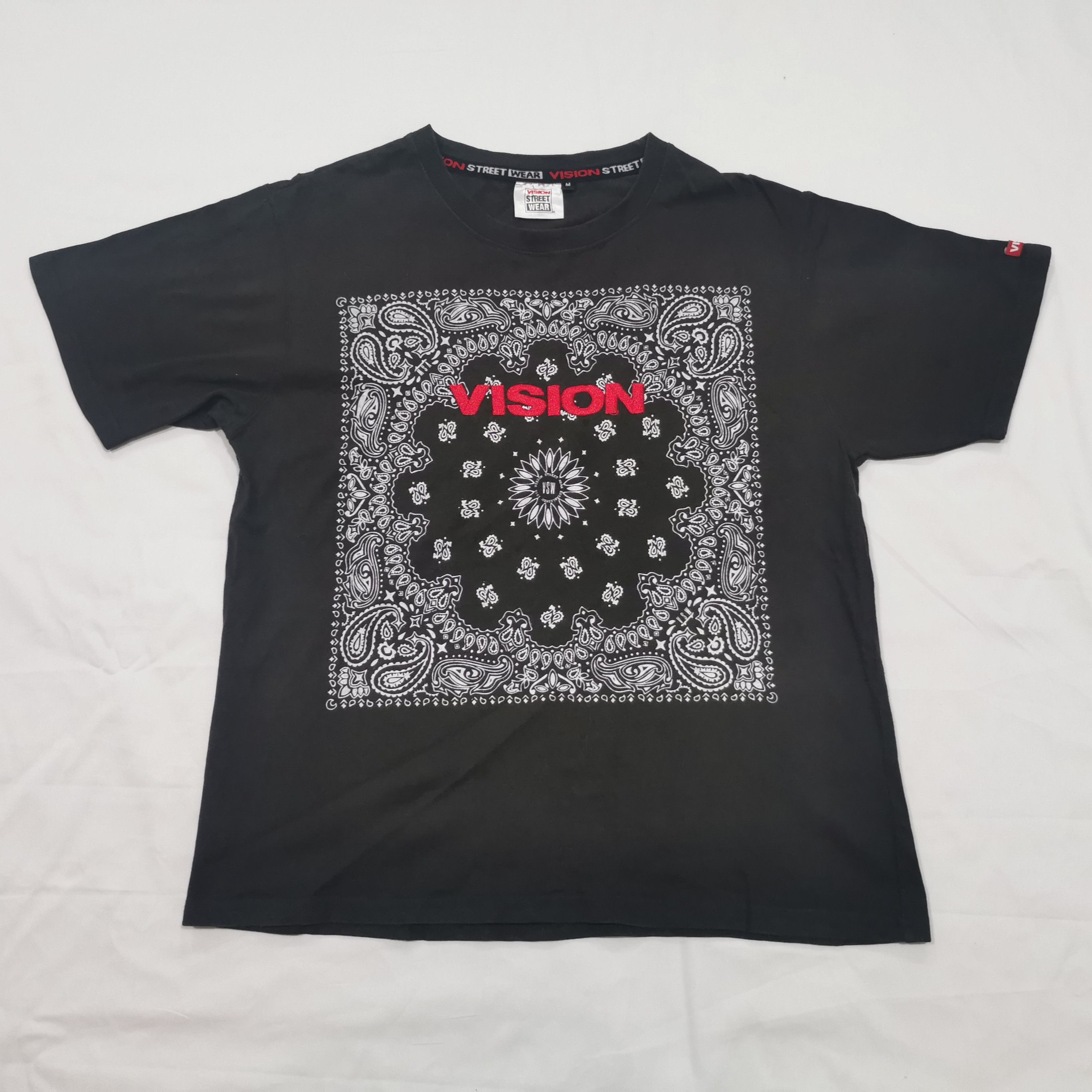 Vintage - Vision Street Wear Embroidery Spell Out Tshirt - 1
