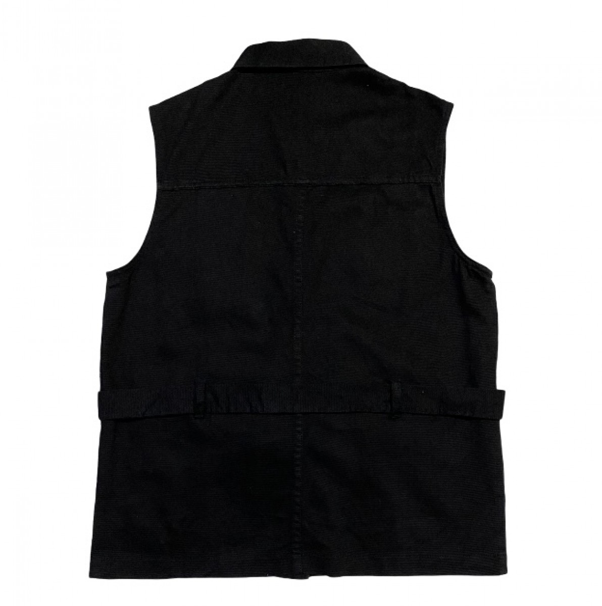Denim & Co. - Denim & Co. Sleeveless Belted Denim Jacket - 4